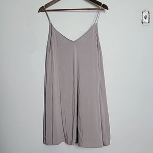 Women's size medium H&M basic taupe  mini dress